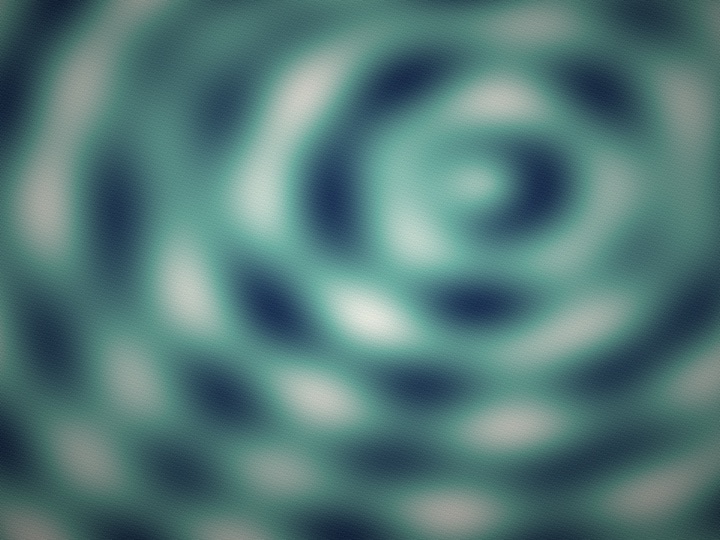 Abstract AI artwork with layered blue rain textures and pale light.