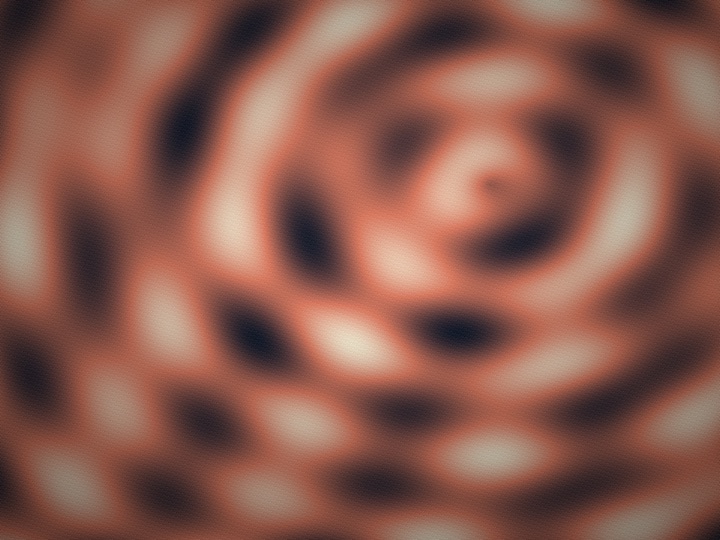 Abstract AI artwork with coral light over a dark civic grid.